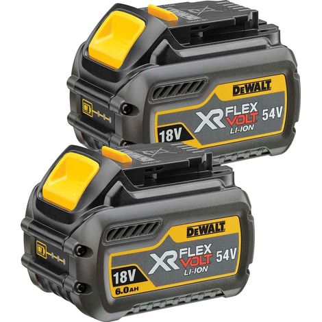 DEWALT DCB546T2-XJ - Batteria per utensili (54 V, 6,0 Ah, ioni di litio)