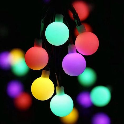 1 Guirlande Lumineuse, 10M 100 LED, Solaire, Étanche IP65, 8 Modes, Extérieur Jardin (1/5)