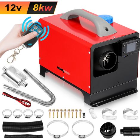 TolleTour Chauffage Diesel Portable 8 kW 12 V Monobloc Horizontal, Réchauffeur d'Air Diesel Chauffage de Stationnement pour Auto Camping-Car Camion (1/5)