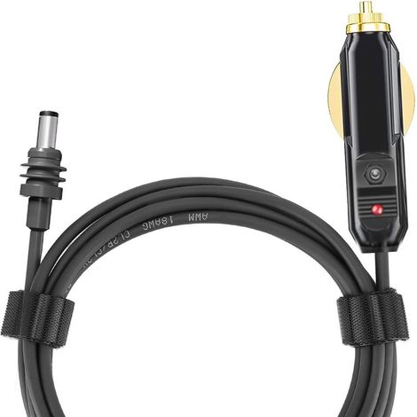 Bestseller: Ethernet-Minigerät, Kfz-Zigarettenanzünder-DC-Anschluss, Kfz-Stromkabel, 3 Meter langes Kfz-Ladekabel (1/4)