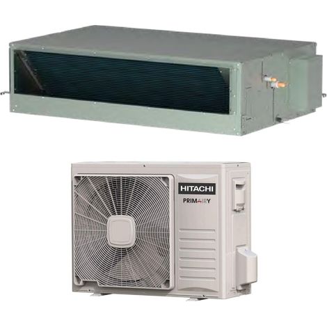 Serie primaria 48000 Btu RPIL-6.0UFE1NH + RAS-6.0UFESNH1 R-32 Aire acondicionado Hitachi Inverter por conductos