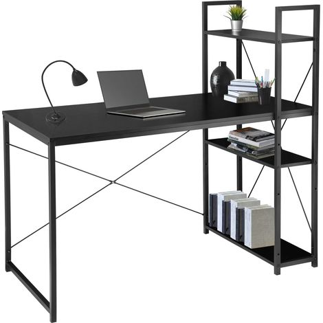 Trosa Schwarzer Industrie-Loft-Schreibtisch (1/5)