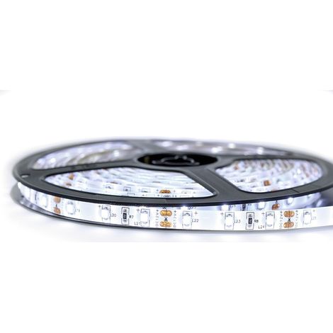 Sysled – Ruban LED 3528 blanc froid IP65 – 60 LEDs/m – 420 lumens/m – 4,8W/m – Longueur 1 à 10 mètres – Éclairage étanche et économique