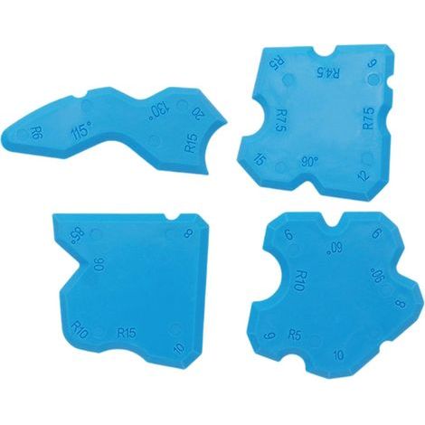 Ensemble d'outils de calfeutrage - Outil de finition - Grattoir à joints de mastic - Outil de retrait de calfeutrage pour cuisine et salle de bain - Joint d'évier