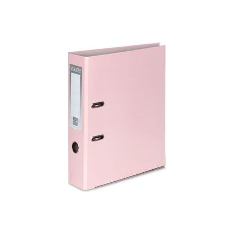 Raccoglitore Vaupe VP formato A4/7 cm, rosa pastello, con accessori. (1/3)