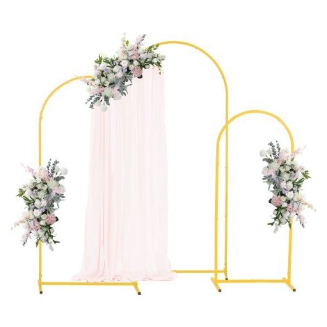 Arche de Mariage Lot de 3 Support de Fond Arche 1 - 8 m 1 - 5 m 1