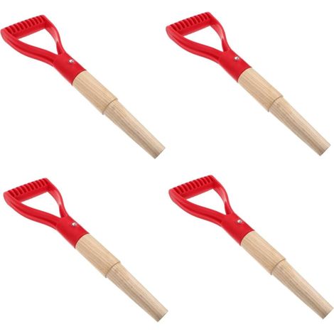 4 Pièces Poignée De Pelle De Jardin Pelle Poignée Poignée Poignée De Remplacement Pelle Les Poignées Poignée De Remplacement Creuser Outil De Ratissage Poignée De Pelle (1/5)