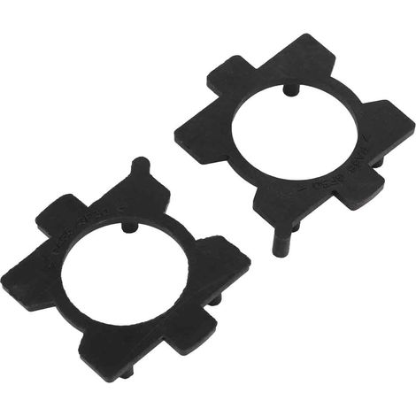 2 supports de phares LED, ABS résistant, faible consommation 100 W, compatibles H7, compacts (1/5)