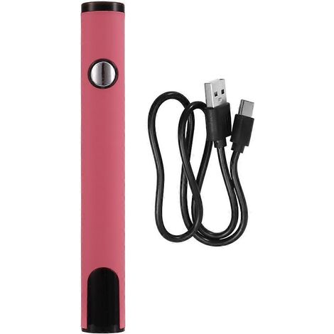 Stylo à batterie à filetage 510, fer à souder électrique sans tête rose (1/5)