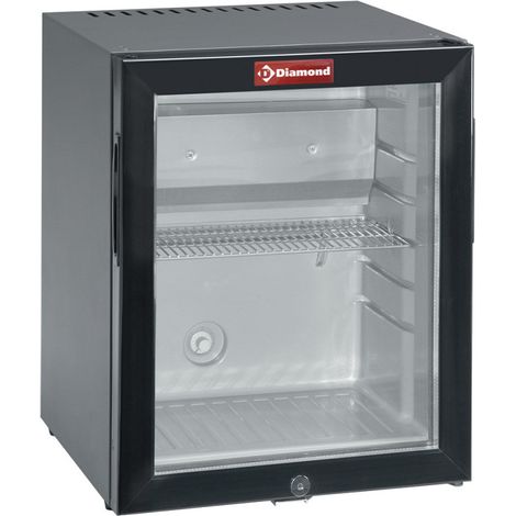Minibar réfrigéré porte vitrée 32L 30L net silencieux compact - Diamond (1/2)