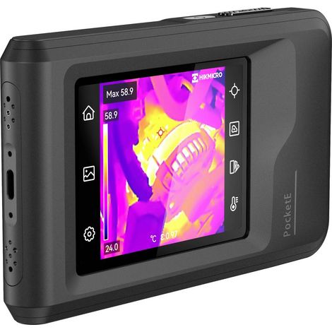 Hikmicro PocketE camera termica nera per ispezione