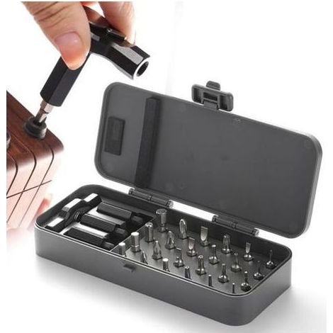 Tournevis de bricolage 24 en 1, 2025 - Ensemble de tournevis magnétiques multi-embouts 24 en 1 - Outil multifonction 24 en 1 pour clé à cliquet (style B) (1/5)