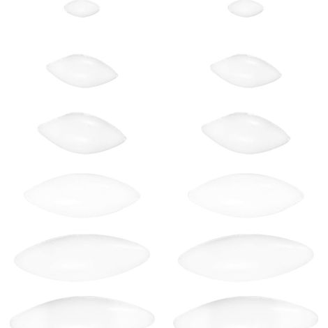 12pcs Barres D'agitation Magnétiques en Ptfe Blanches Cylindriques pour Laboratoire Haute Résistance Mécanique et Lubrification Efficace (1/5)