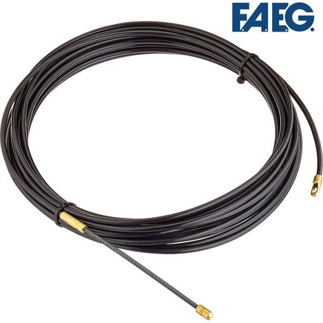 Sonda elettrica passacavi in nylon diametro 4mm con terminale svitabile 10 15 20 m nera  20 m (1/5)