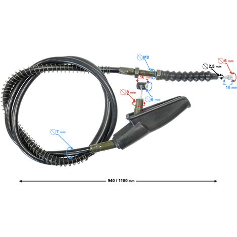 Câble d'embrayage Hyper 125 (1/2)