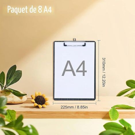 A4 Clipboard with Clip, Wooden, 310 x 225 mm (1/2)