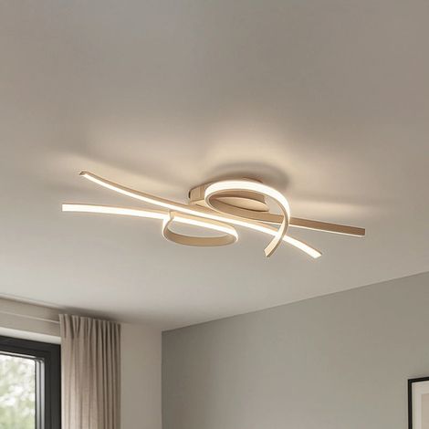 [GEBRAUCHT] B-Ware Fischer & Honsel Deckenleuchte Led Biba Creme Fernbedienung Dimmbar Cct 100 Cm (1/2)
