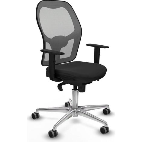 Piqueras-y-Crespo Jorquera Bürostuhl Schwarz Simil-Leder