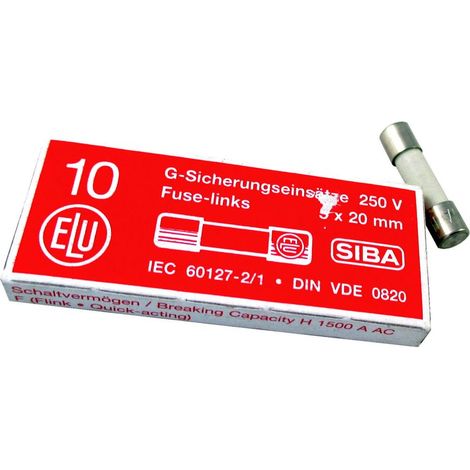 Wolf Sicherung fein 4A Flink 250V 5x20mm für Gas-Brennwerttherme CGB-2