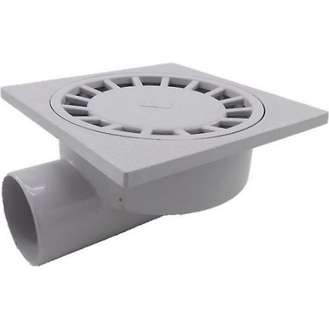 Evacuation Murale Anti-Odeur - Drain Latéral Déporté pour Douche Basse Hauteur - PVC Résistant - Joint Étanche Caoutchouc + Fibre - 1 Pièce (1/5)