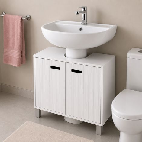 MOBILE SOTTOLAVABO FAST 60X30XH60CM BIANCO (1/4)