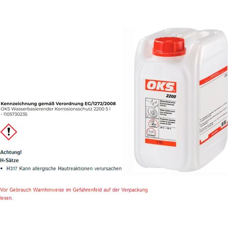 Protettivo antocorrosione a base d'acqua OKS 2200 5l colore chiaro tanica (1/5)