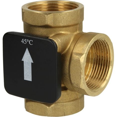 Vanne de charge thermique 1 1/4'' FF température d'ouverture +45 °C