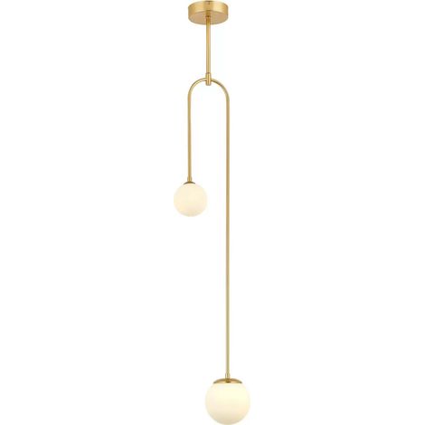 [GEBRAUCHT] B-Ware Hängeleuchte Av 1897 2 Bsa Deckenlampe Deckenleuchte Gold Lampe Leuchte482