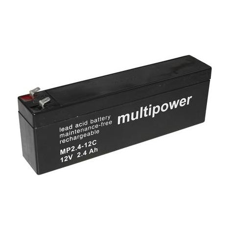 multipower Batterie au plomb 12 V 2.4 Ah noir AGM (1/2)