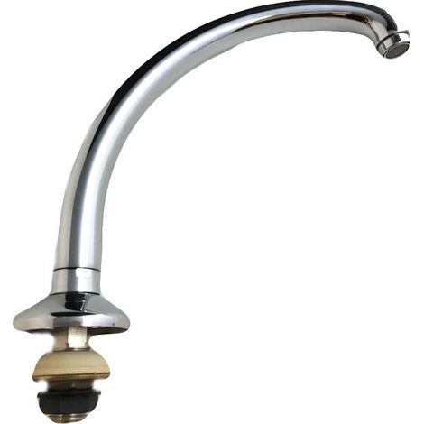 Bec de robinet pivotant avec raccord 1/2 (1/2)