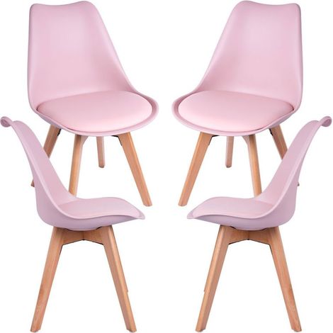Packs Sillas Comedor - Pack 4 Sillas Synk Basic - Rosa (1/5)