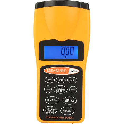 Jauge de mesure de pointeur de compteur ultrasonique tenu dans la main d'affichage à cristaux liquides de CP-3007 jusqu'à la portée de 18 mètres