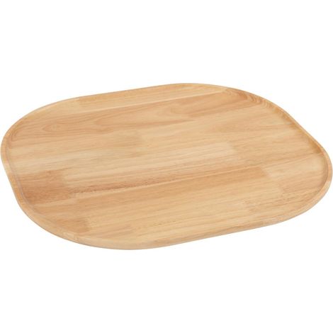 Plateau Déco en Bois "Trinidad" 44cm Naturel