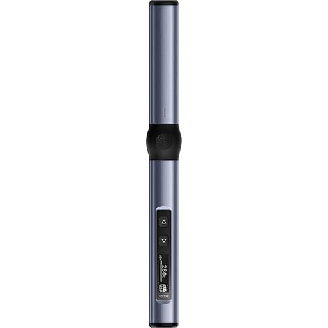 Electric Soldering Iron Kit, DC/96W PD/65W Mini Solder Iron Kit, Fast Heating 80 to 420℃/180-780℉, with Soldering Tips, OLED Screen (Grey Blue) (1/5)