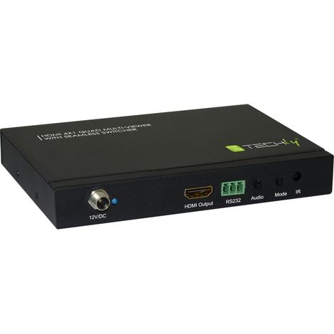 Techly Multiview HDMI 4x1 con switch seamless (1/5)