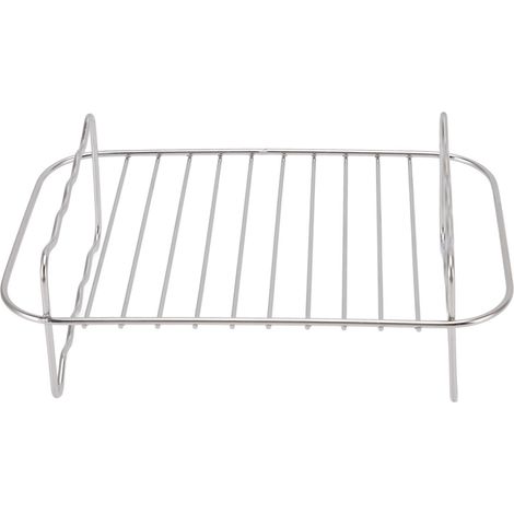 Support de friteuse rectangulaire double couche en acier inoxydable, accessoire pour friteuse à double panier NINJA FOOD 8QT (1/5)