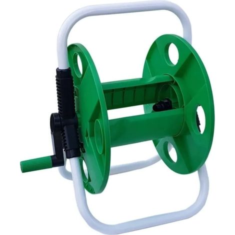 ENROLLADOR DE MANGUERA PARA RIEGO PERMITE ENROLLAR 45M  PORTA MANGUERA PORTATIL PARA MANGUERAS DE 45M MONTAJE FACIL SIN HERRAMIENTA IDEAL PARA JARDINES PEQUENOS CON MATERIALES RESISTENTES A LA