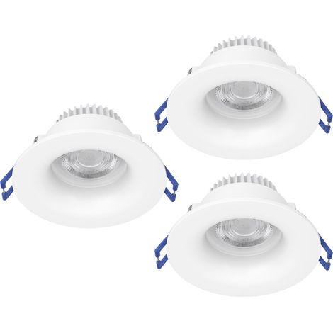 Faretto Incasso Moderno Salabate Alluminio Bianco 3 Luci Led 5W 3X540Lm Ip65 (1/3)