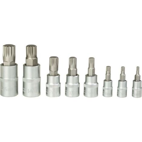 Juego Vasos Punta XZN 1/4,1/2  M4 a M16