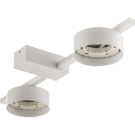 [GEBRAUCHT] B-Ware Nowodvorski Lighting Deckenleuchte Deckenlampe weiß Pills II 2-flammig GX53 LED (1/2)