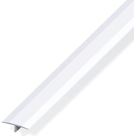 Alfer Profilo Di Copertura Giunti Alluminio Argento Satinato Mm. 14X2,5 Mt. - 5 Pz (1/2)