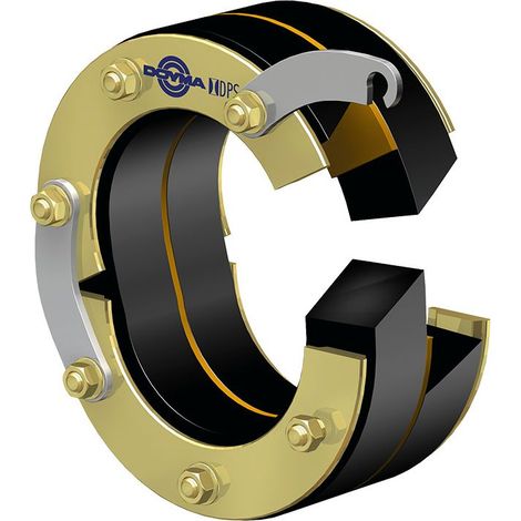 Curaflex Quick in C Dicht.ggv DN100 f.Rohr/Kabel aussen 41-45mm