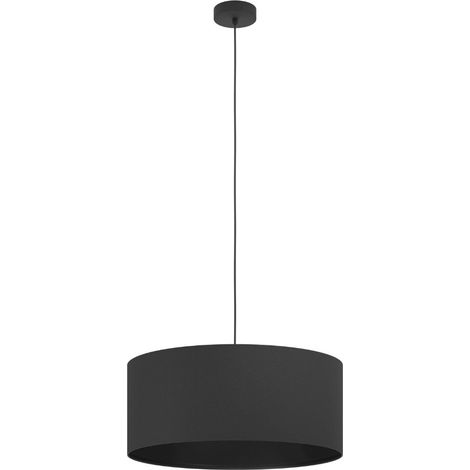 EGLO Hängeleuchte /1 E27 Ø530 SCHWARZ 'MASERLO 1' (99043) (1/5)