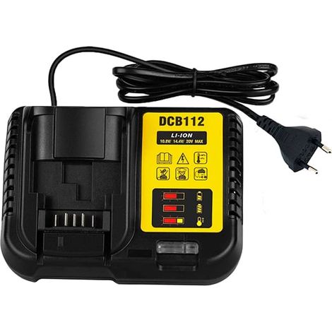 NX - Chargeur outillage compatible Dewalt Li-Ion 10.8V 14.4V 18 V - 2A (1/3)
