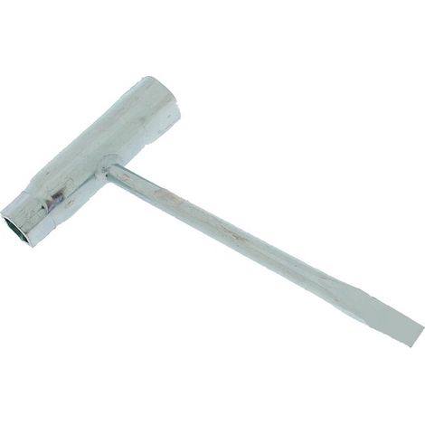 Clé à bougie avec manche 13 x 19 mm – Longueur 140 mm – Accès facile aux bougies d'allumage – Compatible tronçonneuses Mc Culloch (1/2)