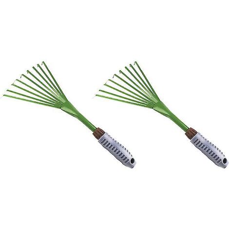 2 Stück Gartenrechen