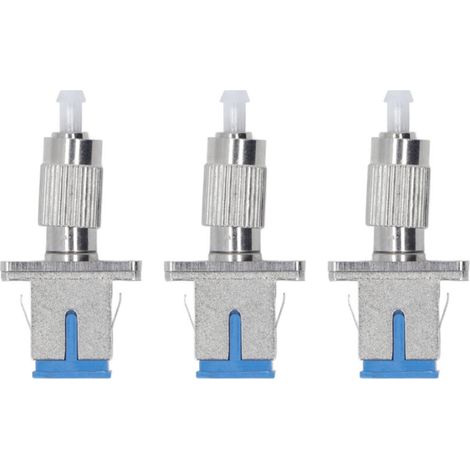 Lot de 3 adaptateurs convertisseurs de fibre optique FC mâle vers SC femelle pour localisateur visuel de défauts (1/5)