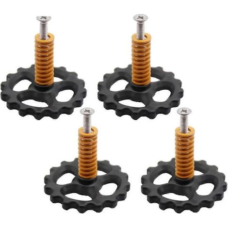 Kit de nivellement de ressorts pour plateau chauffant + vis et écrou M3x35 Prusa I3 Mk2/Mk3 Anycubic Mega XS Modules de nivellement DIY pour plateau chauffant A (1/5)