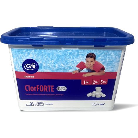 CLORO FORTE ZERO BORICO PASTIGLIE DA 30GR - 1KG