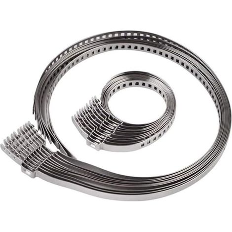 Lntyq 10Pcs Collier De Serrage En Acier Inoxydable HomocinéTique D'Arbre à Cardan RéGlable, 5 petites et 5 grandes pinces réglables Kit de joint d'arbre d'entraînement